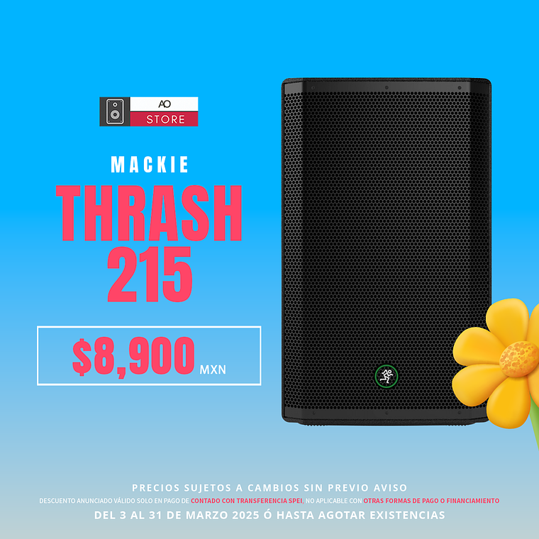 Mackie Thrash215 Bocina Activa 2