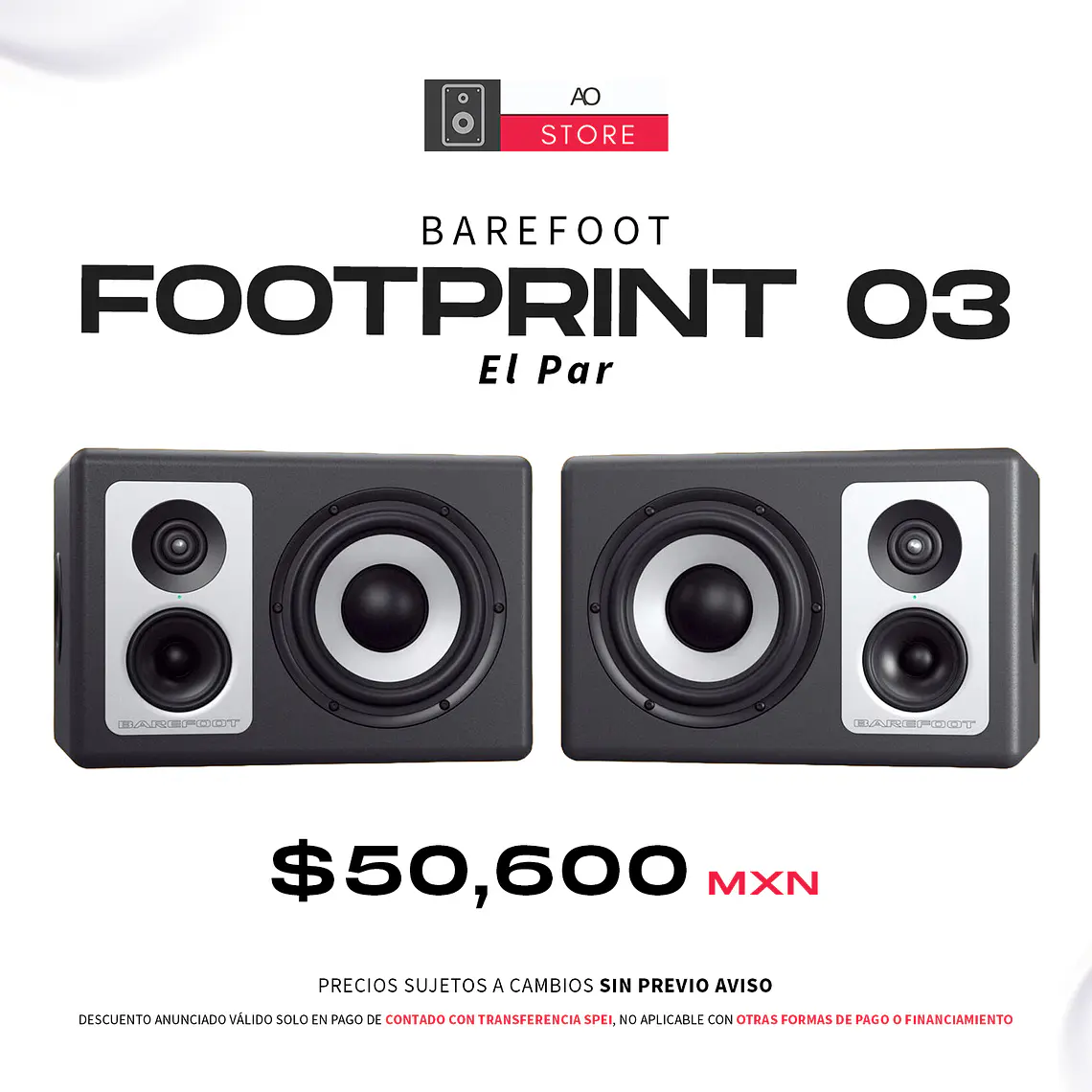Barefoot Sound Footprint 03 Monitores de Estudio (2 Piezas) 2