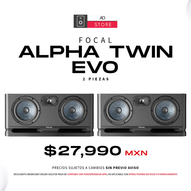 Focal Alpha Twin Evo Monitores de Estudio (2 Piezas) 2
