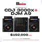 AlphaTheta CDJ 3000X (2 Piezas) + Pioneer DJ DJM A9 Cabina Completa - Miniatura 2