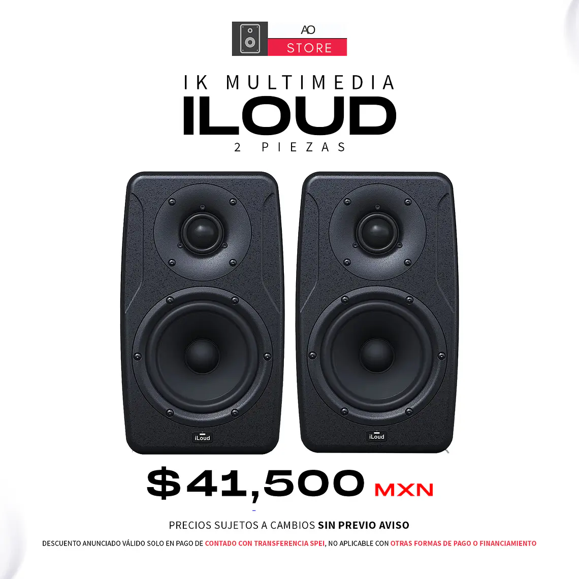 IK Multimedia iLoud Precision 5 Monitores de Estudio (2 Piezas) 1