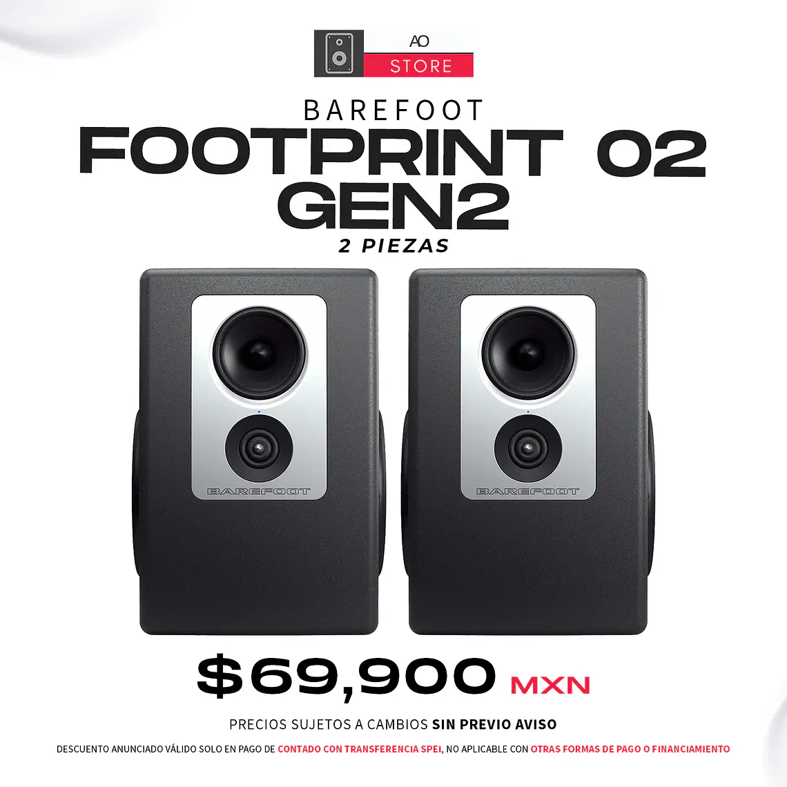 Barefoot Sound Footprint 02 Gen2 Monitores de Estudio (2 Piezas) 1
