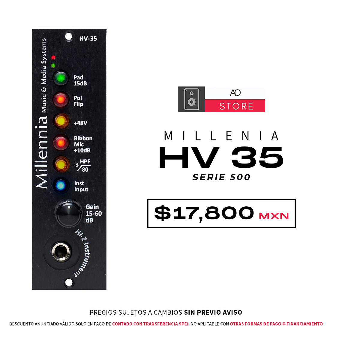 Millennia Hv 35 Serie 500 Preamplificador 1