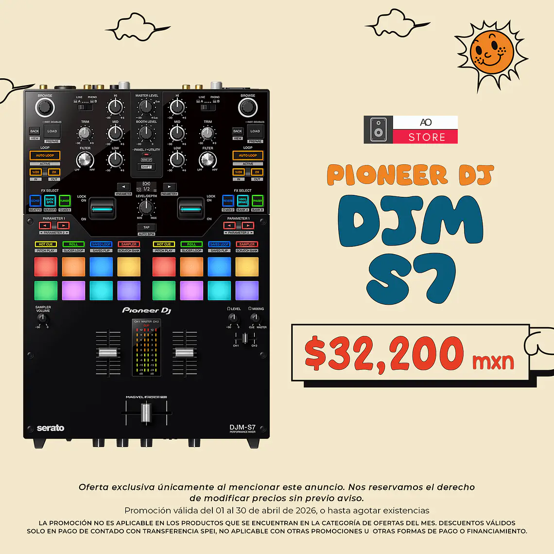 Pioneer DJ DJM S7 Mezcladora para DJ 1