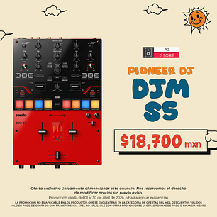 Pioneer DJ DJM S5 Mezcladora para DJ