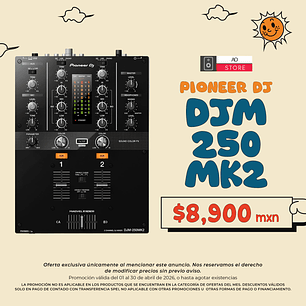 Pioneer DJ DJM 250 Mk2 Mezcladora para DJ