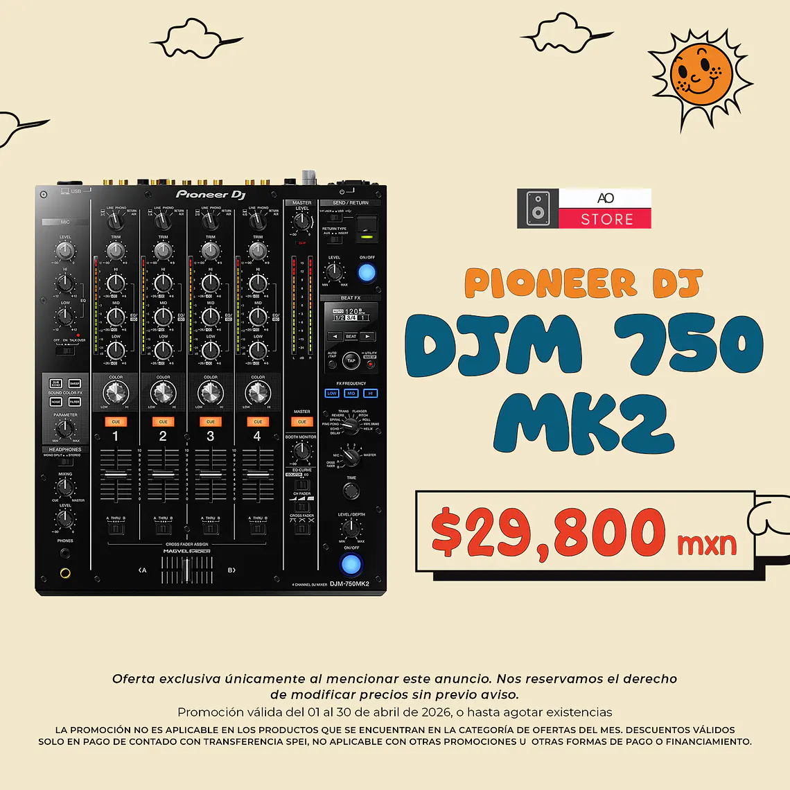 Pioneer DJ DJM 750 Mk2 Mezcladora para DJ 2