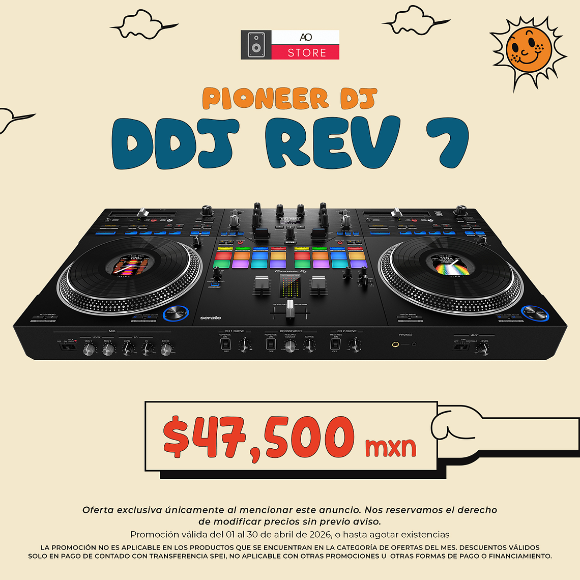 Pioneer DJ DDJ REV7 Controlador para DJ de 2 Canales Estilo Scratch 1