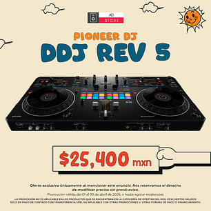 Pioneer DJ DDJ REV5 Controlador Para DJ de 2 Canales Estilo Scratch