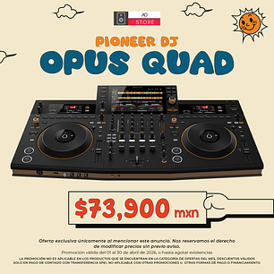 Pioneer DJ Opus Quad Reproductor Multimedia para DJ de 4 Canales