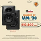 Pioneer DJ VM 70 Negro Monitores de Estudio (2 Piezas) - Miniatura 1