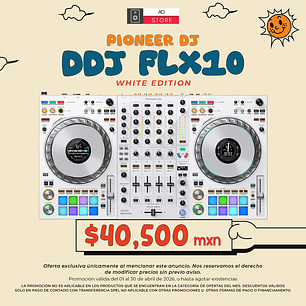 Pioneer DJ DDJ FLX10 Edición Limitada White Controlador para DJ de 4 Canales