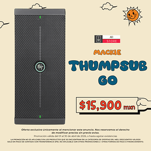 Mackie ThumpSub Go Subwoofer Activo con Bateria