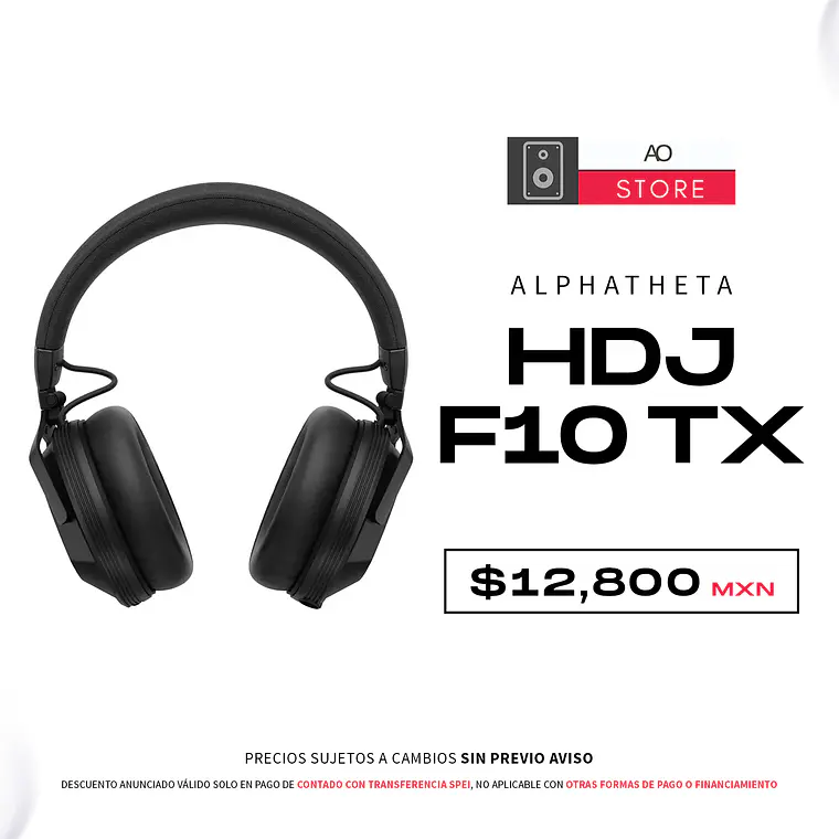 AlphaTheta HDJ F10 TX Audífonos Profesionales  1