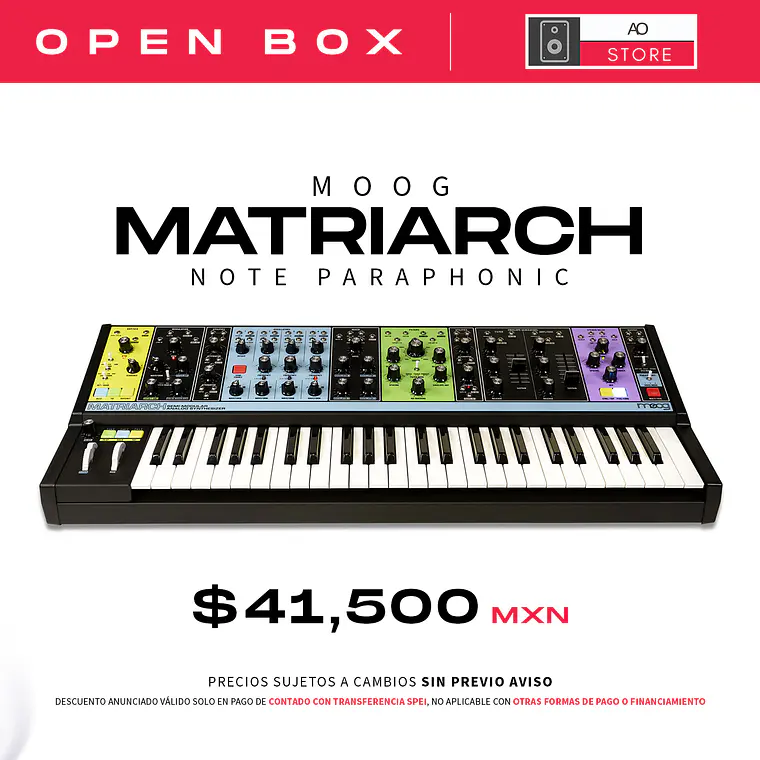 Moog Matriarch Sintetizador Analógico Semi Modular Open Box 1