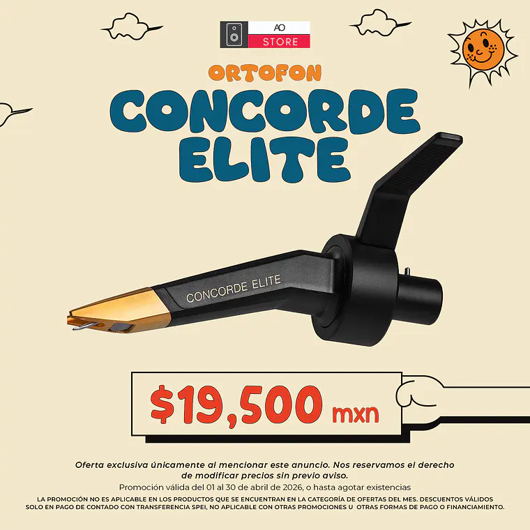Ortofon Concorde Elite Cartucho con Aguja para Tornamesa (2 Piezas) 1