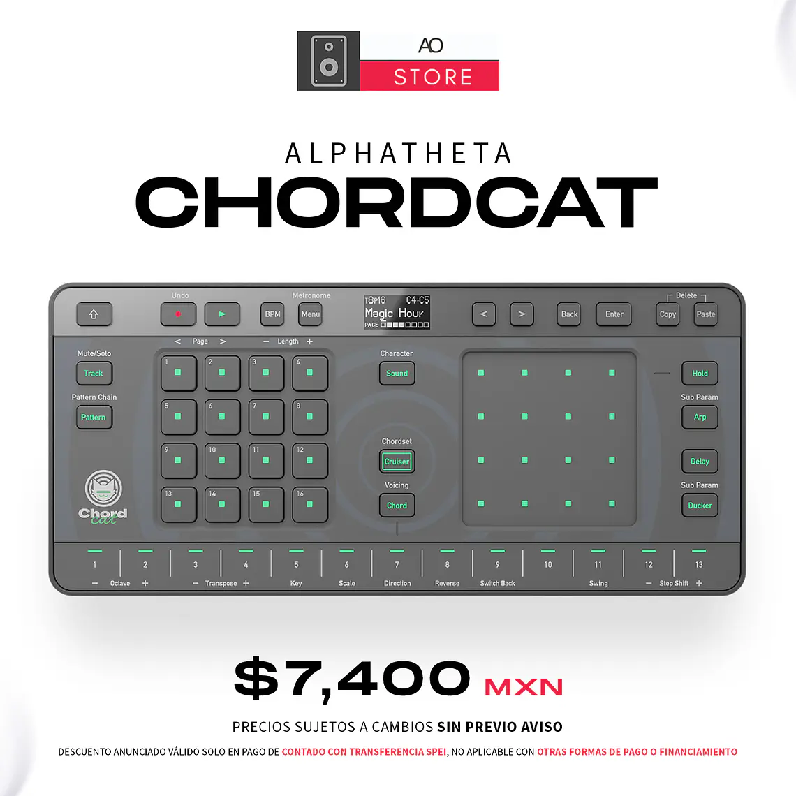 AlphaTheta Chordcat Caja de Ritmos  1