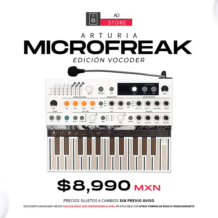 Arturia Microfreak Edición Vocoder Sintetizador Híbrido 2