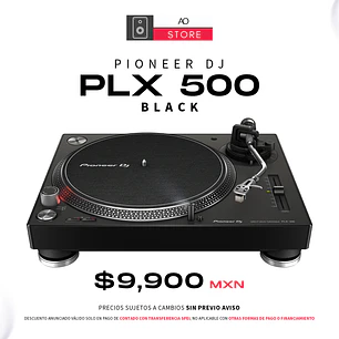 Pioneer DJ PLX 500 Black Tornamesa para DJ