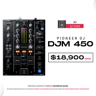 Pioneer DJ DJM 450 Mezcladora para DJ