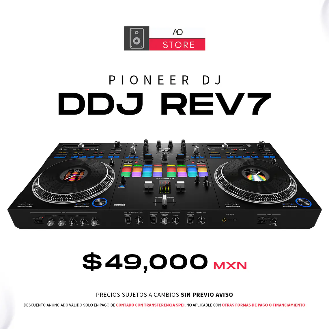 Pioneer DJ DDJ REV7 Controlador para DJ de 2 Canales Estilo Scratch 1