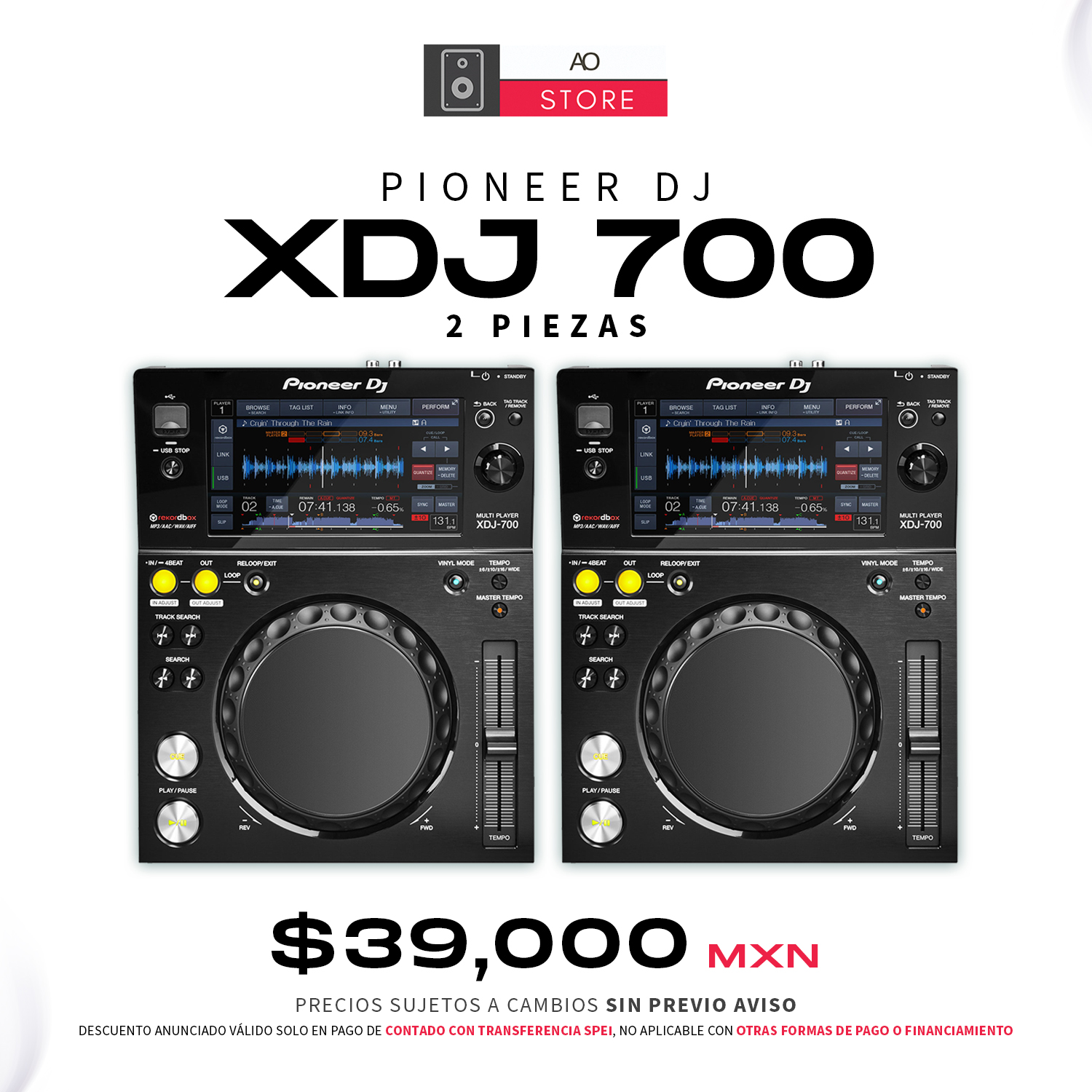 Pioneer XDJ-700 (Unidad) Pioneer XDJ-700 (Unidad)