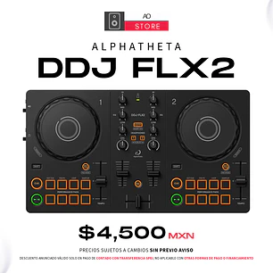 Alphatheta DDJ FLX2 Controlador para DJ de 2 Canales