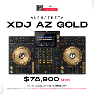 AlphaTheta XDJ AZ Gold Reproductor Multimedia de 4 Canales para DJ