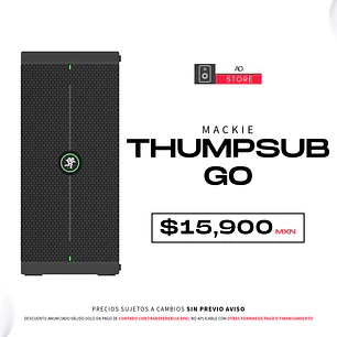 Mackie ThumpSub Go Subwoofer Activo con Bateria