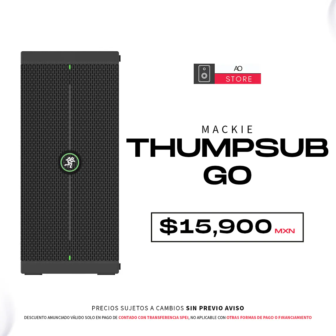 Mackie ThumpSub Go Subwoofer Activo con Bateria 1