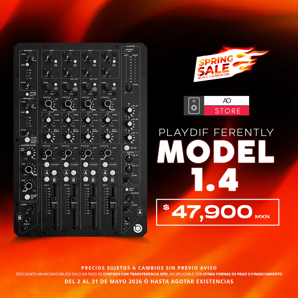 PLAYdifferently Model 1.4 Mezcladora para DJ 1
