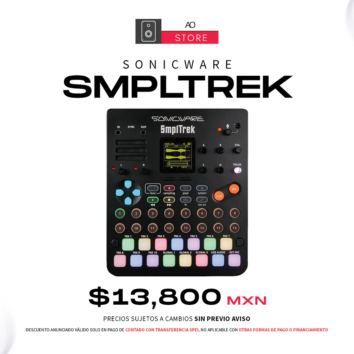 Sonicware SmplTrek Sampler Portable 1
