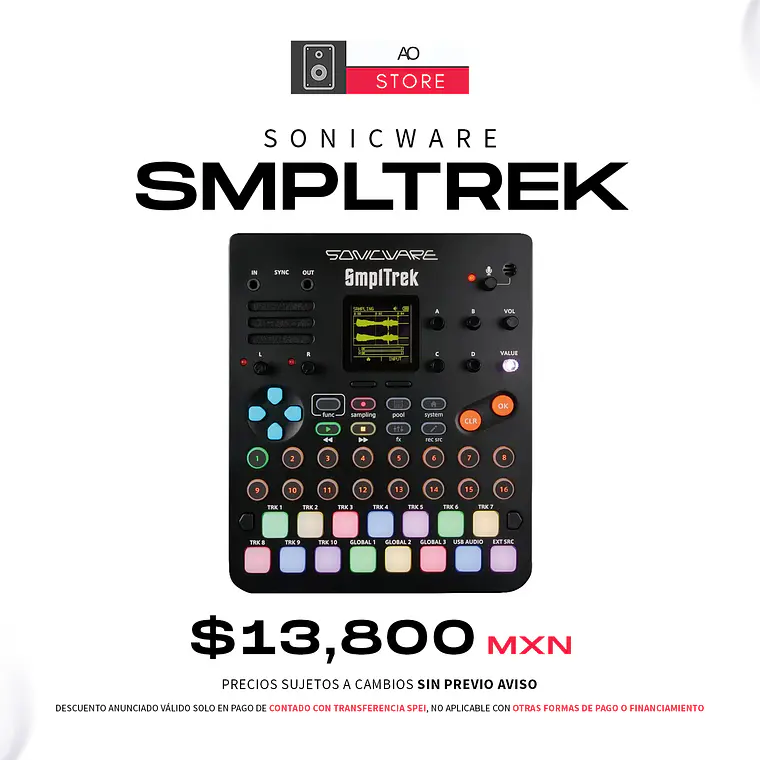 Sonicware SmplTrek Sampler Portable 1