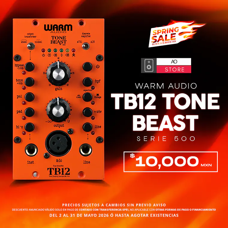 Warm Audio TB12 Tone Beast Serie 500 Preamplificador 1