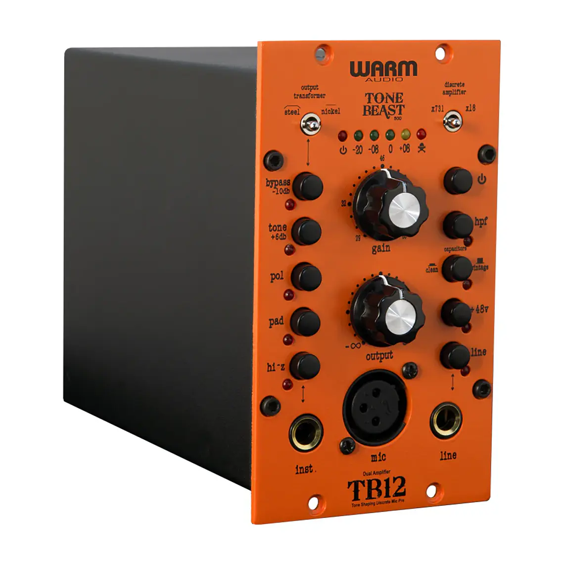 Warm Audio TB12 Tone Beast Serie 500 Preamplificador 2