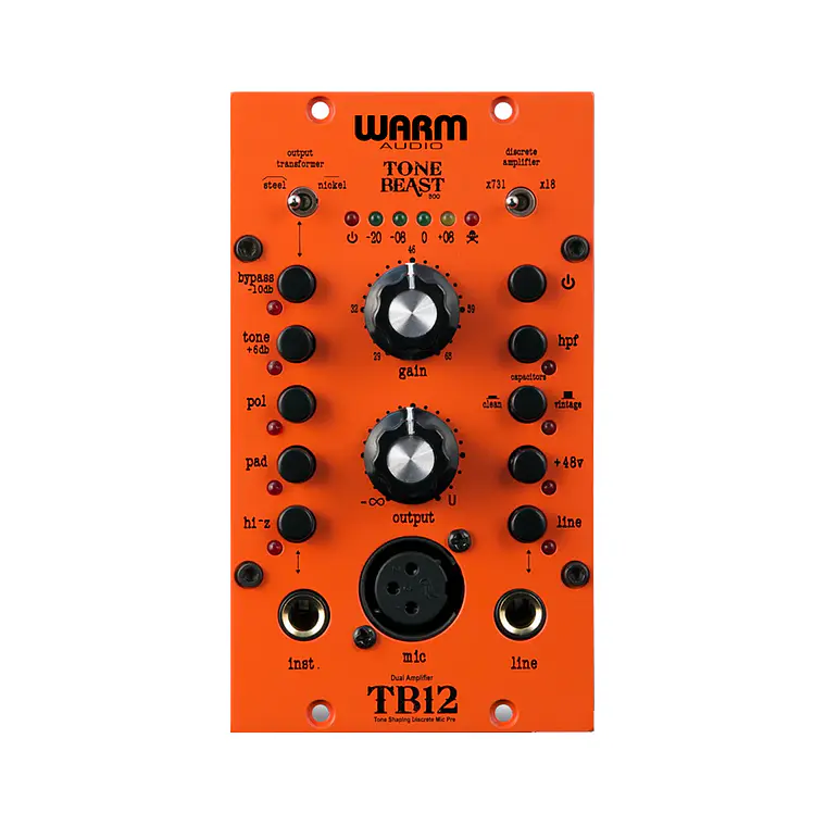 Warm Audio TB12 Tone Beast Serie 500 Preamplificador 4