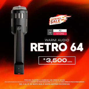 Warm Audio Retro 64 Micrófono Dinámico