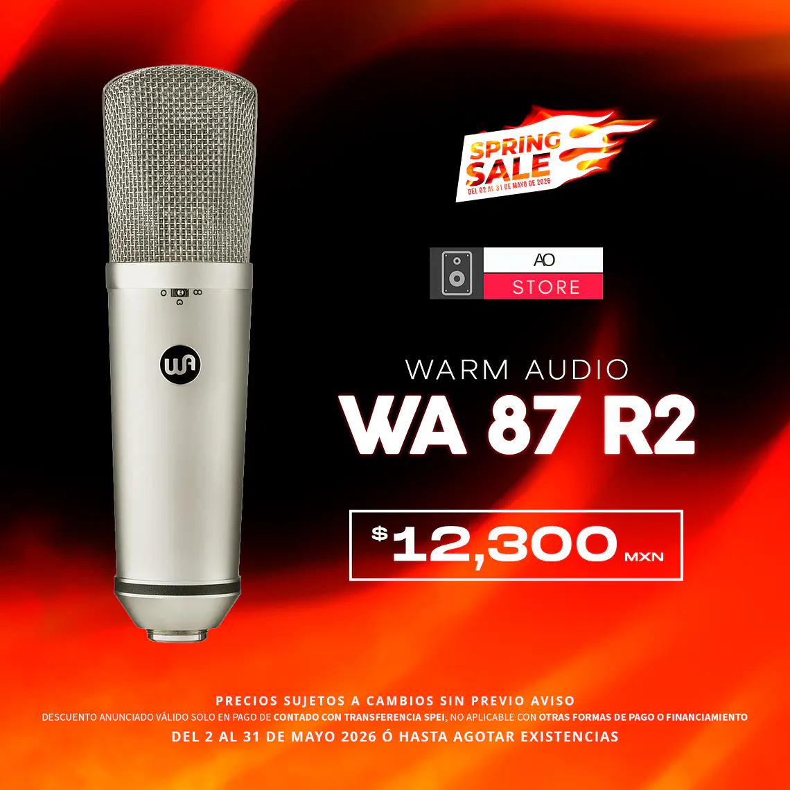Warm Audio Wa 87 R2 Micrófono de Condensador 1