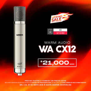 Warm Audio WA CX12 Micrófono Condensador de Tubo Multipatrón
