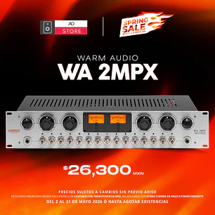 Warm Audio WA 2MPX Preamplificador de Tubo de 2 Canales