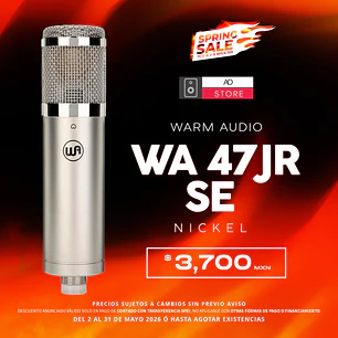 Warm Audio Wa 47jr Se Nickel Micrófono Condensador