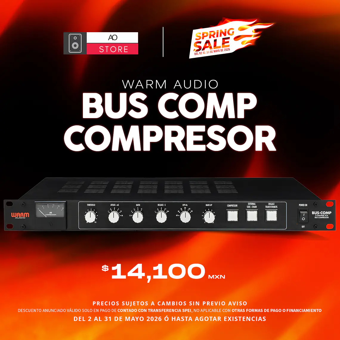 Warm Audio Bus Comp Compresor 1