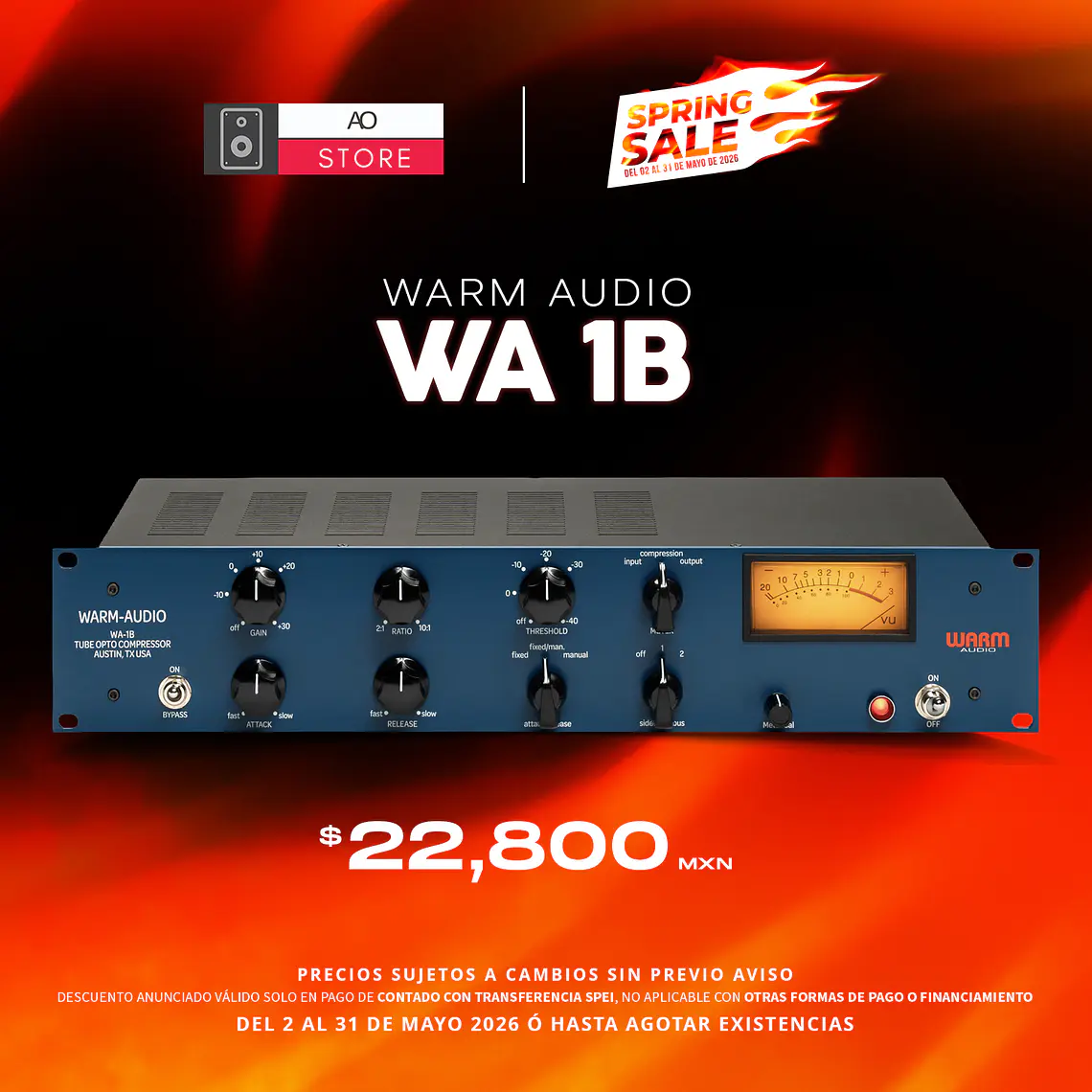 Warm Audio WA 1B Compresor 1