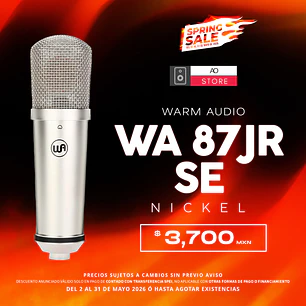 Warm Audio Wa 87 Jr Se Nickel Micrófono de Condensador
