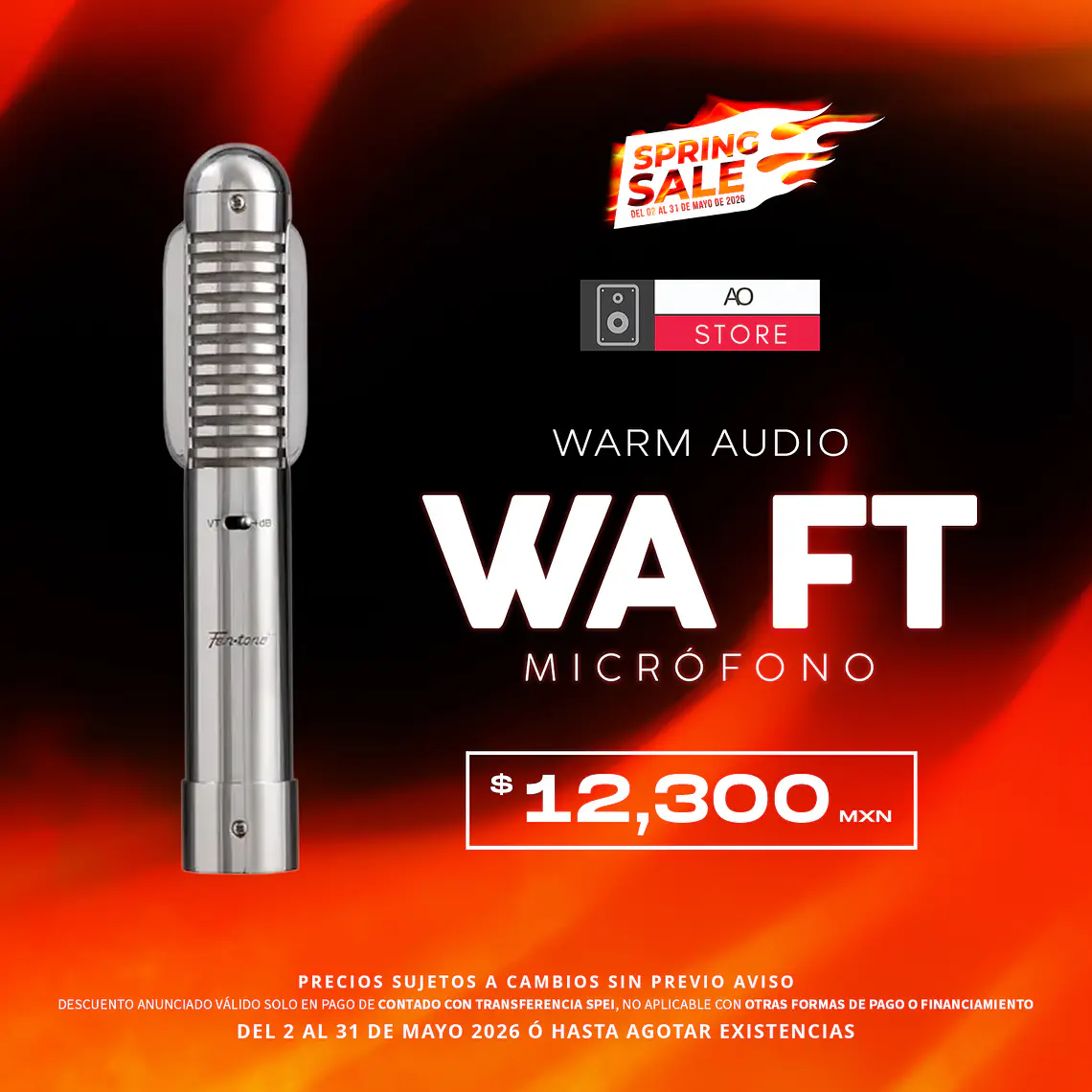 Warm Audio WA FT Micrófono de Cinta 1