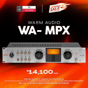 Warm Audio WA MPX Preamplificador de Tubo