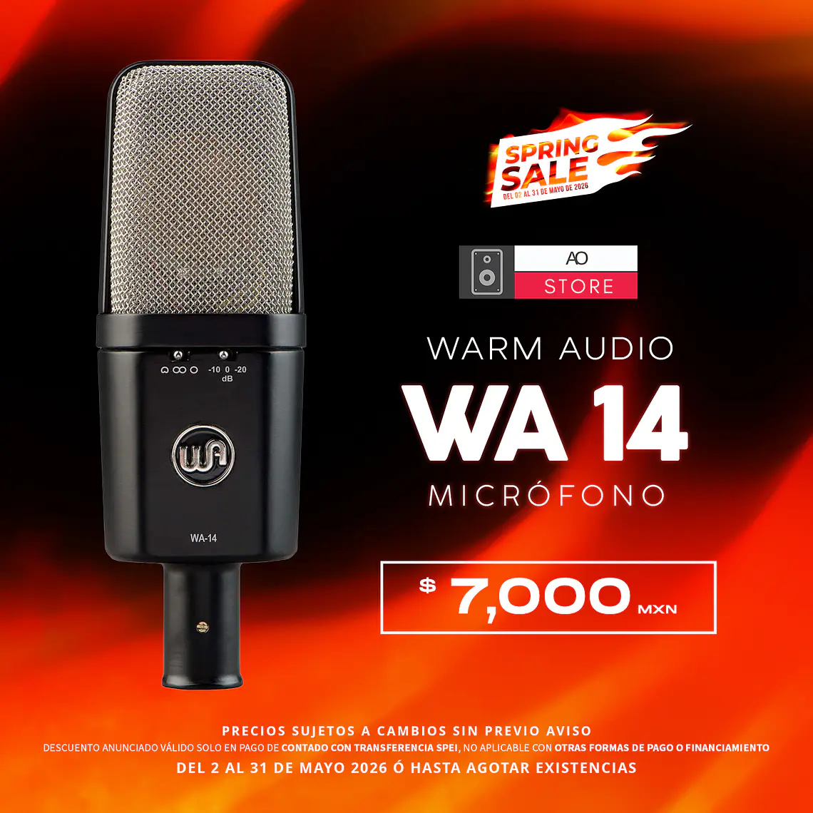 Warm Audio WA 14 Micrófono de Condensador 1