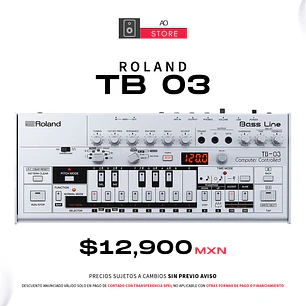 Roland Boutique TB 03 Bass Line Sintetizador