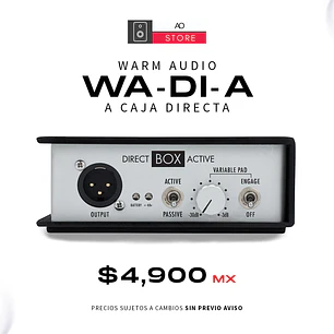Warm Audio Wa Di A Caja Directa Activa