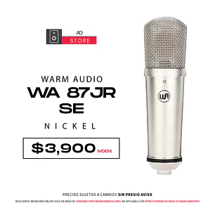 Warm Audio Wa 87 Jr Se Nickel Micrófono de Condensador